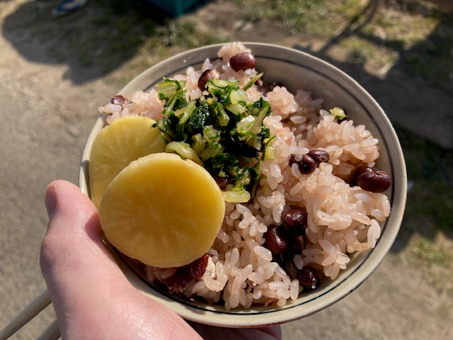 出来立て赤飯