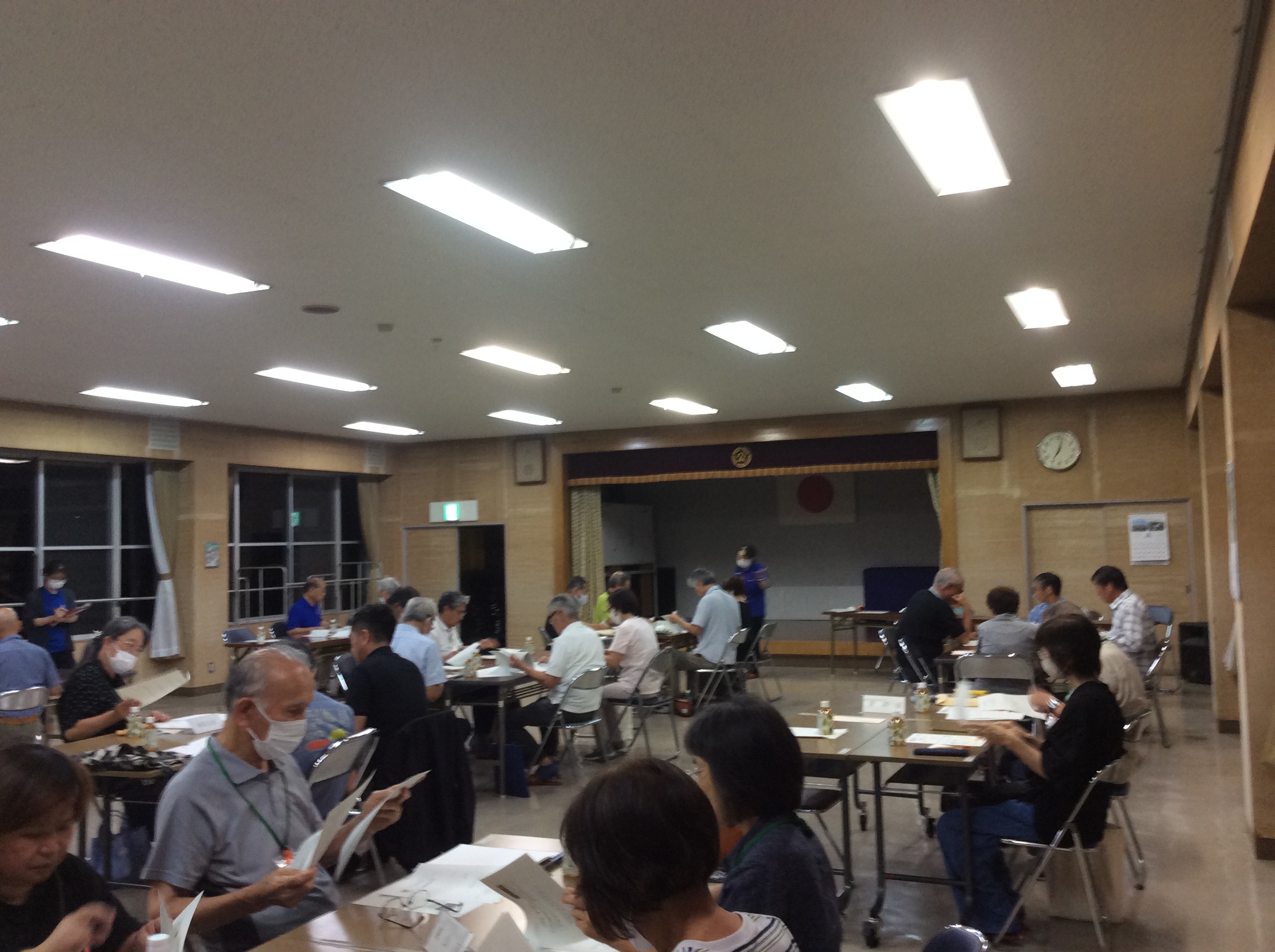 御油地区地域福祉懇談会の様子